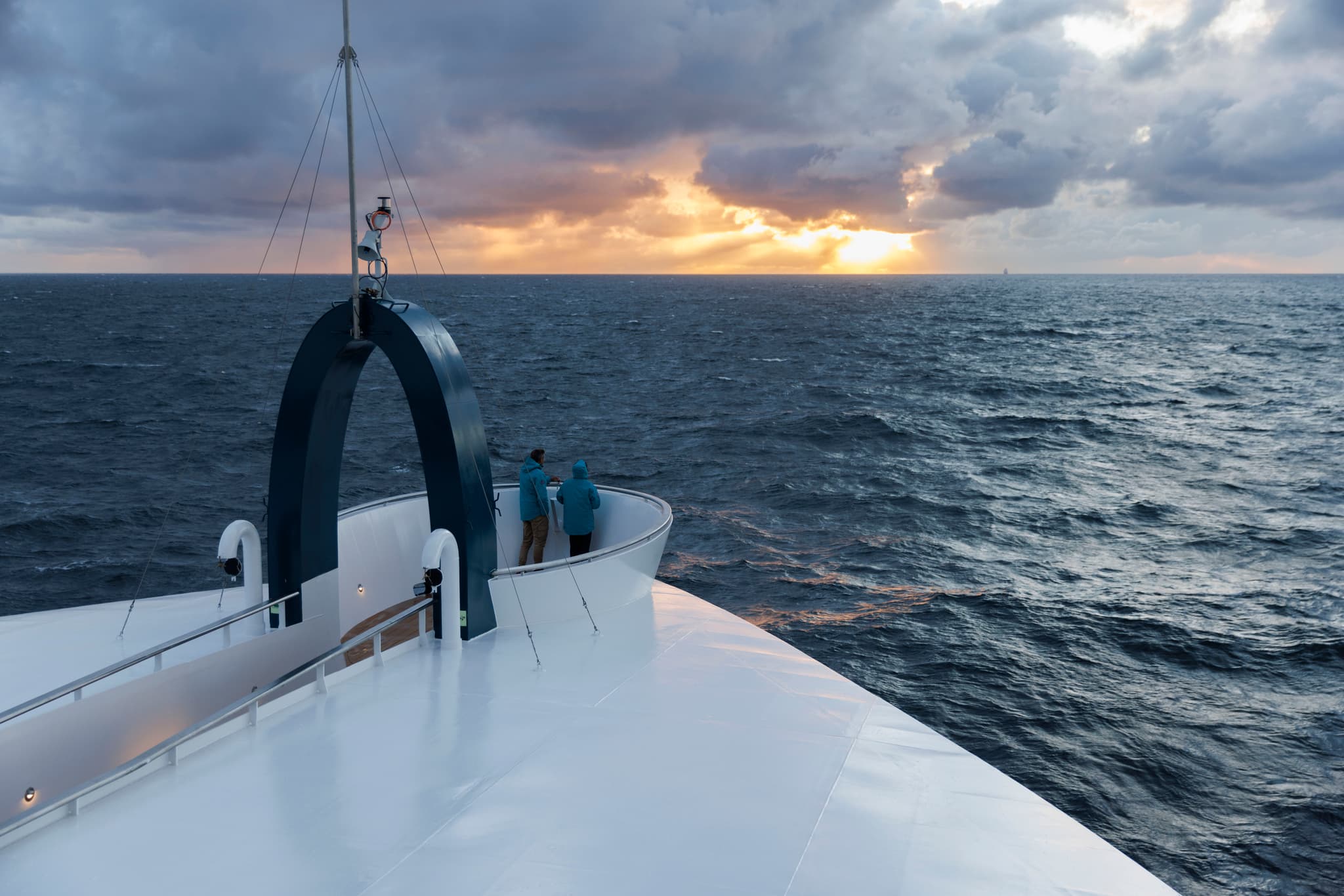 At Sea